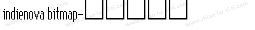 indienova bitmap字体转换